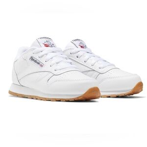 NWOT Reebok Kid’s Uni-Sex Classic Leather Sneaker (Size: 10.5)